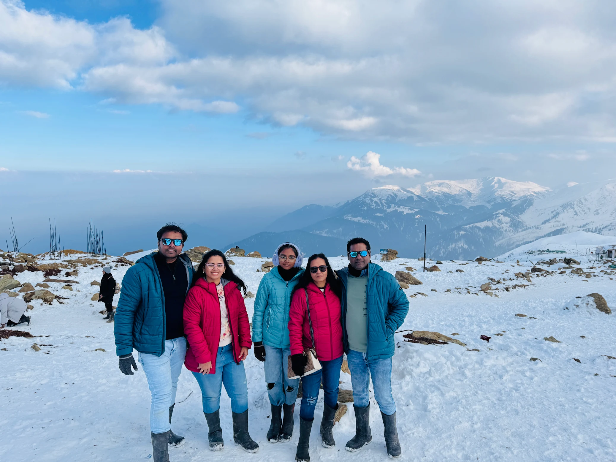 Teepireddy Swathi, Delhi enjoying their luxury travel experience